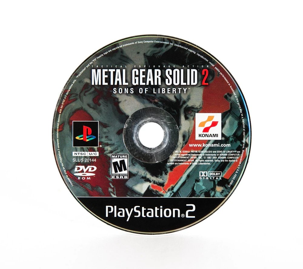 Konami Metal Gear Solid 2: Sons of Liberty - PlayStation 2 
