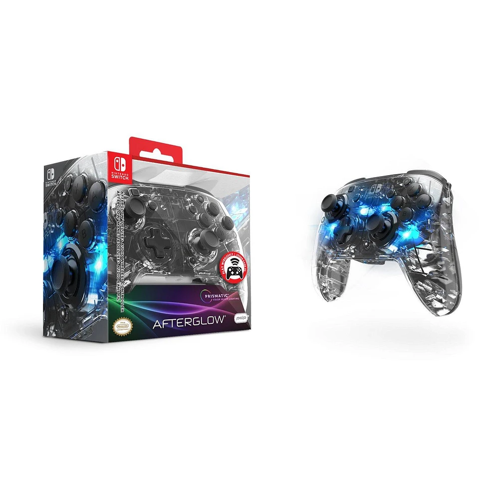 PDP Afterglow Deluxe Wireless Controller for Nintendo Switch | The 