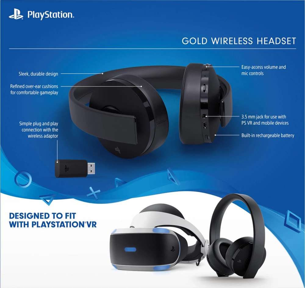 PlayStation Gold Wireless authentic