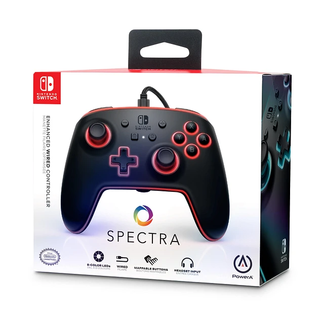 【保障できる】 PowerA Spectra Switch Nintendo for Controller Wired Enhanced Nintendo Switch
