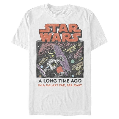 Star Wars Men's Darth Vader's TIE Fighter 1977 Vintage Graphic T-Shirt - View #4