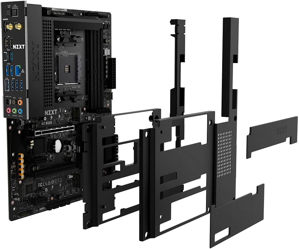 NZXT N7 B550 DDR4 Wi-Fi AMD Motherboard with NZXT CAM | The Market ...