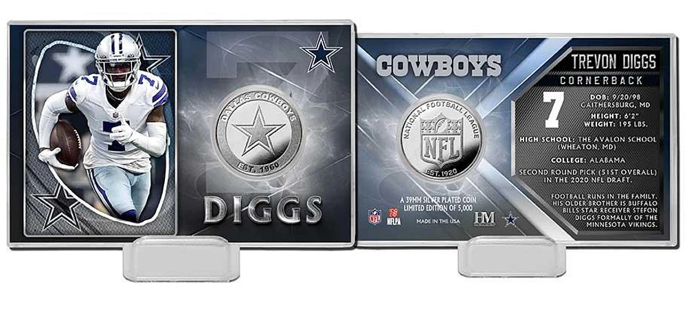 Highland Mint NFL Dallas Cowboys Trevon Diggs 2021 Silver Mint