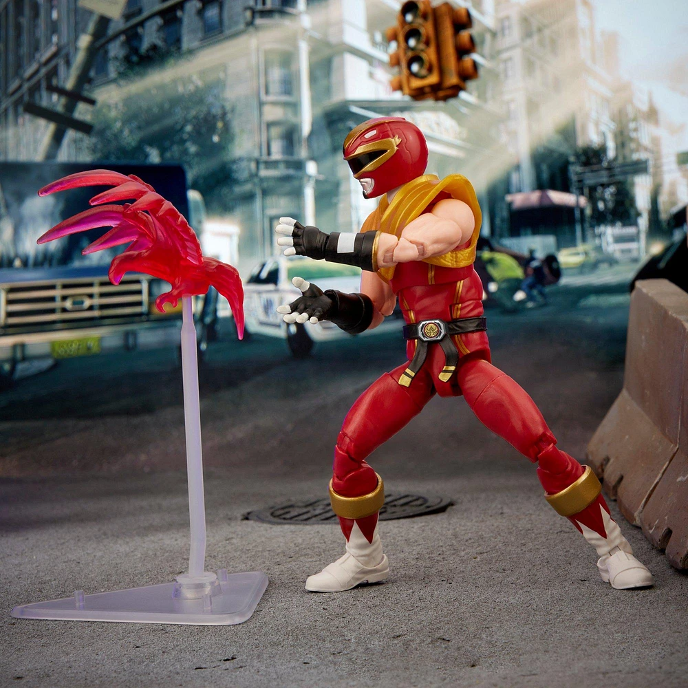 Hasbro Lightning Collection Mighty Morphin Power Rangers x Street Fighter  Collab Ken Soaring Falcon Ranger 6-in Action Figure