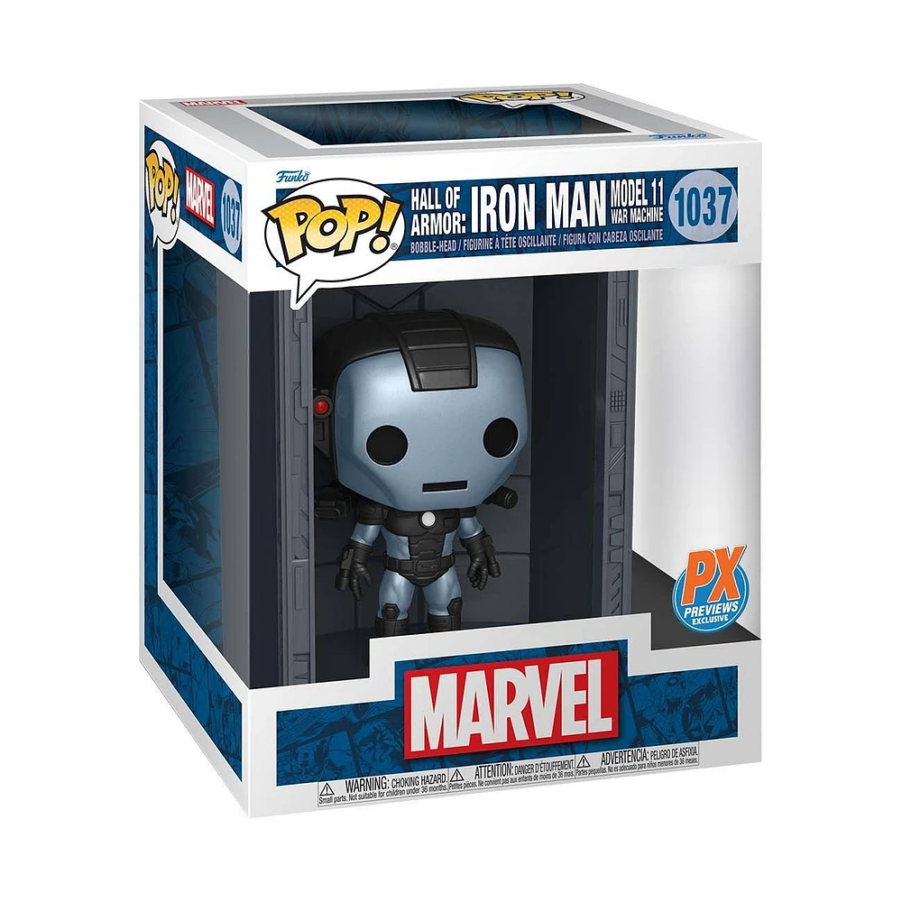 Funko POP! Deluxe Marvel Hall of Armor: Iron Man War Machine PX 