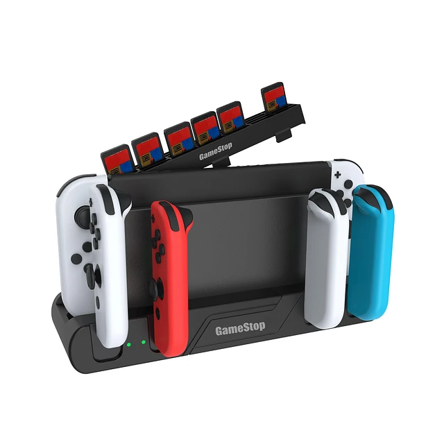 ThinkGeek GameStop Nintendo Switch 6-in-1 Charging Dock and Game 