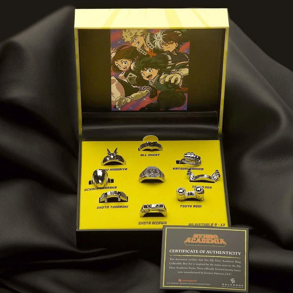 SalesOne My Hero Academia 9-Piece Rings Set GameStop Exclusive at