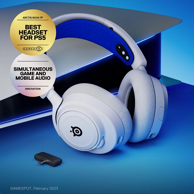 SteelSeries Arctis Nova 7P Wireless Headset for PlayStation, PC