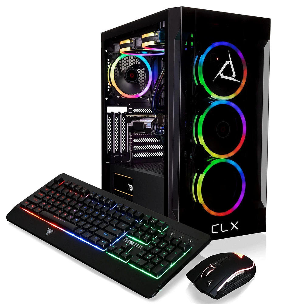 CLX SET Gaming Desktop LQ AMD Ryzen 7 7700X 32GB DDR5 RTX 3080 