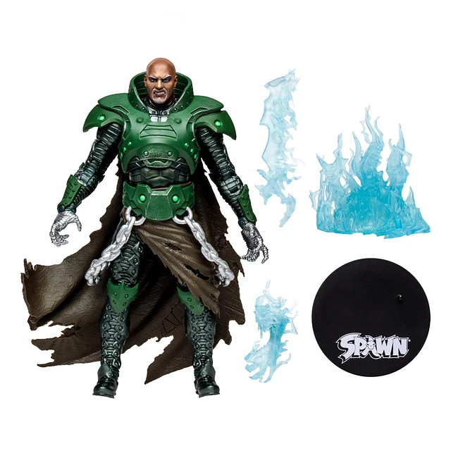 SPAWNフィギュア　スペシャルリミテッドエディション クリアグリーンSPAWN McFarlane Toys Spawn Comic Series Megafig Sinn 7-in Action Figure