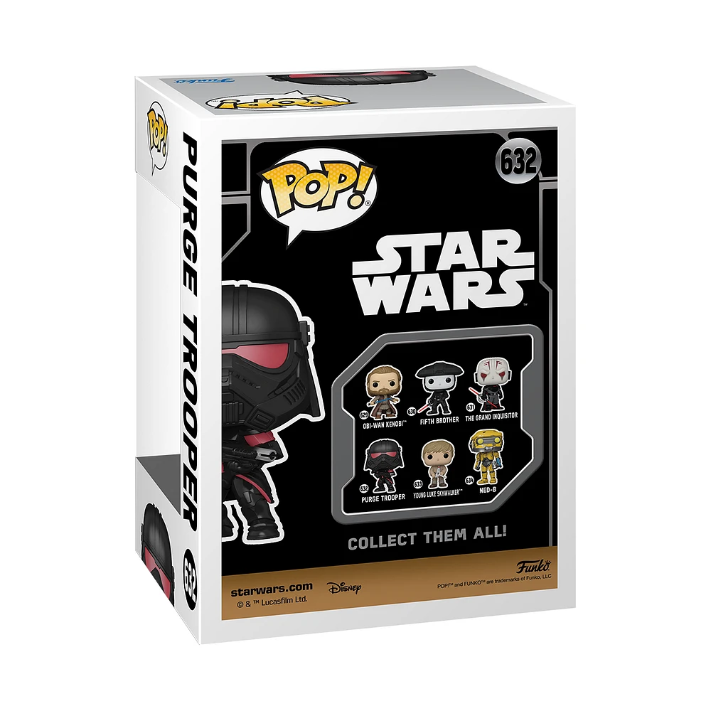 Funko POP! Star Wars: Obi-Wan Kenobi Purge Trooper 3.75-in Vinyl Bobblehead