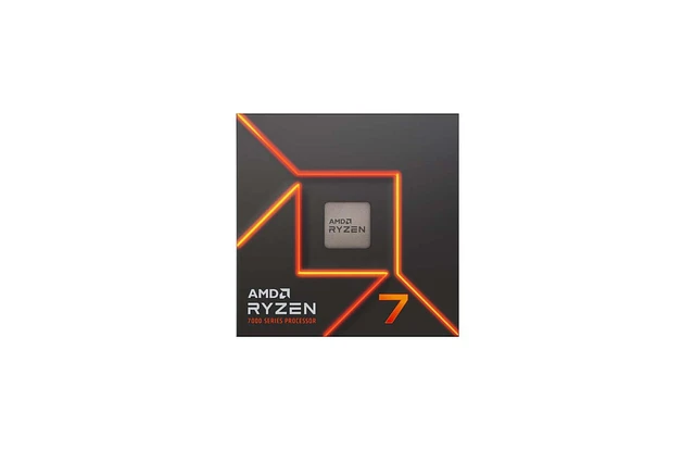 AMD Ryzen 7 7700 40MB Zen 4 CPU 8-Core 16-Thread 3.8GHz AM5 AMD Wraith  Prism AMD Radeon Graphics Desktop Processor 100-100000592BOX