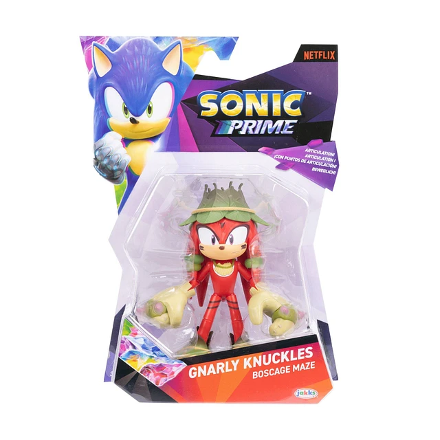 Jakks Pacific Sonic Prime Knuckles New Yoke City 5-in Articulated