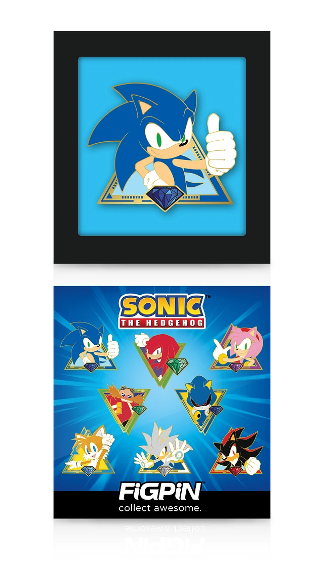 GameStop Exclusive Sonic Mini store Figpins