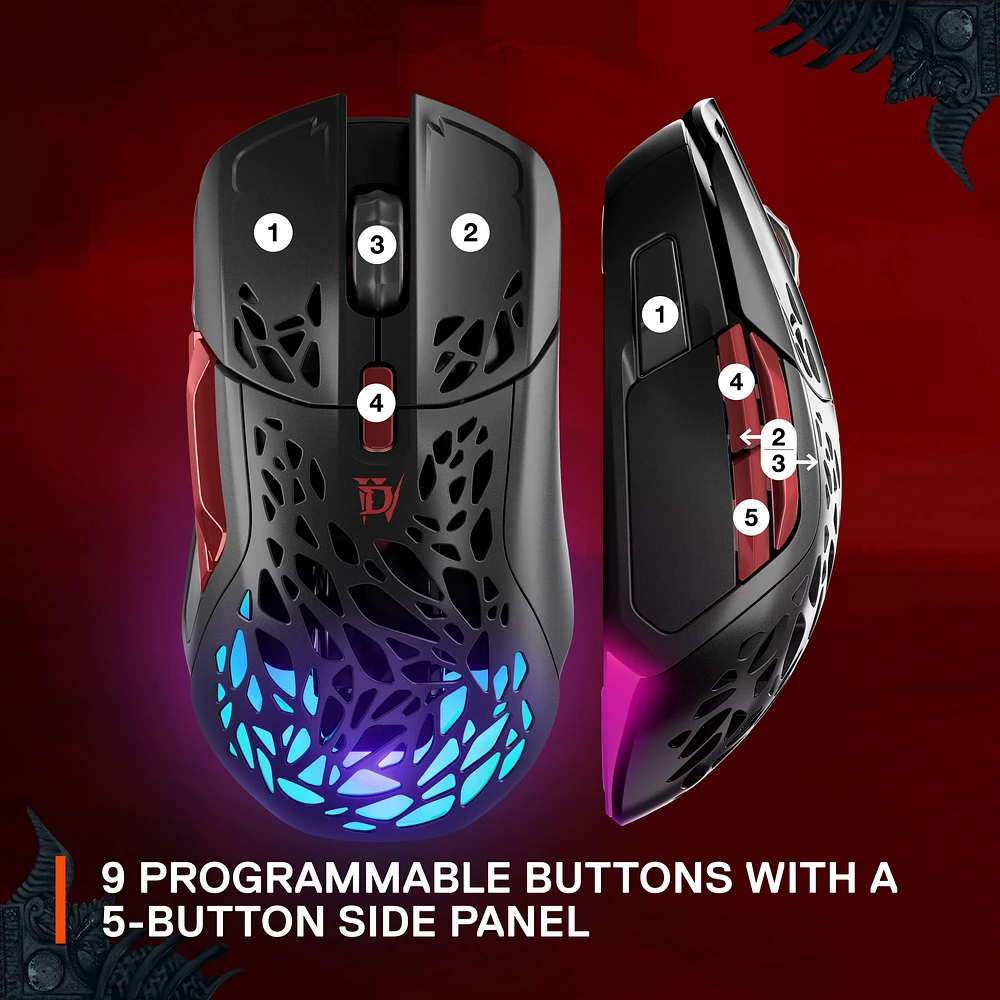 SteelSeries Aerox 5 Wireless Gaming Mouse | MainPlace Mall
