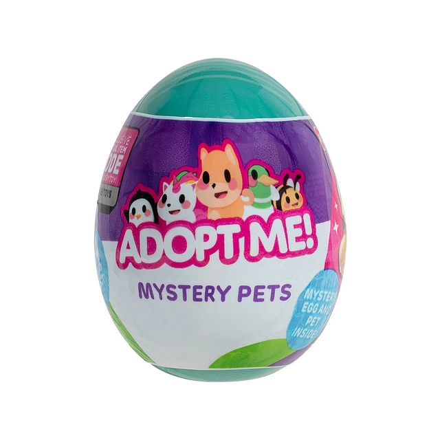 Jazwares adopt me surprise plush pets ( 3 surprise eggs ) offers with virtual item code