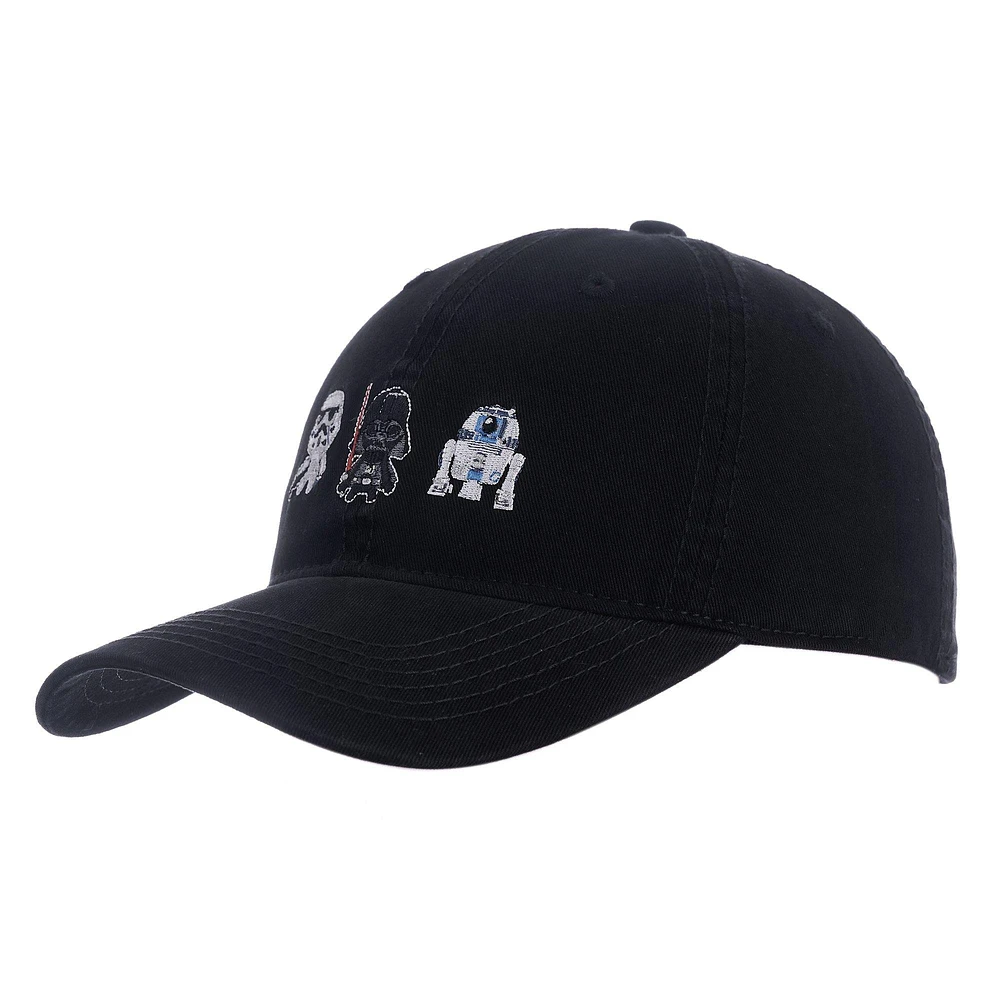 Disney Star Wars Embroidered Characters Adjustable Baseball Hat 