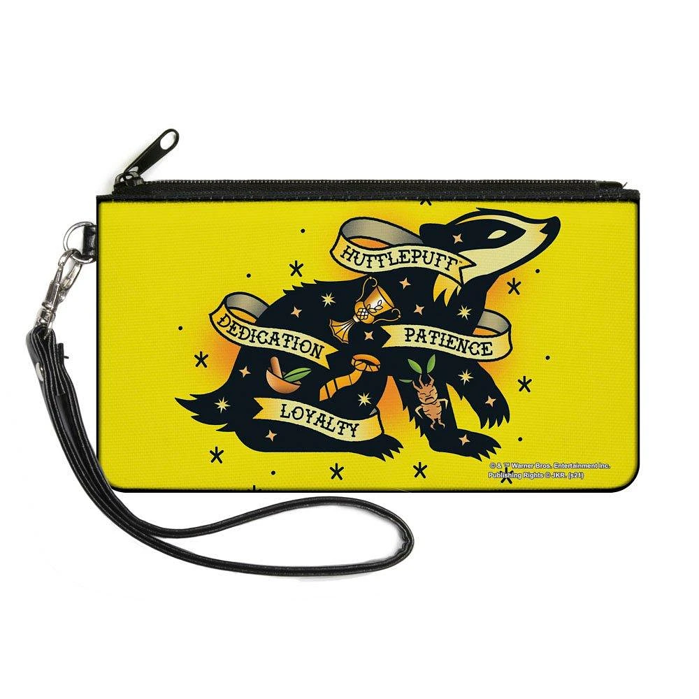 Buckle-Down The Wizarding World of Harry Potter Hufflepuff Badger Zip  Clutch Wallet | The Market Place