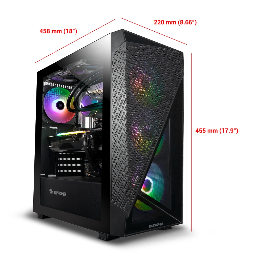 IBUYPOWER Gaming Desktop PC Intel Core i7 12700F GeForce RTX
