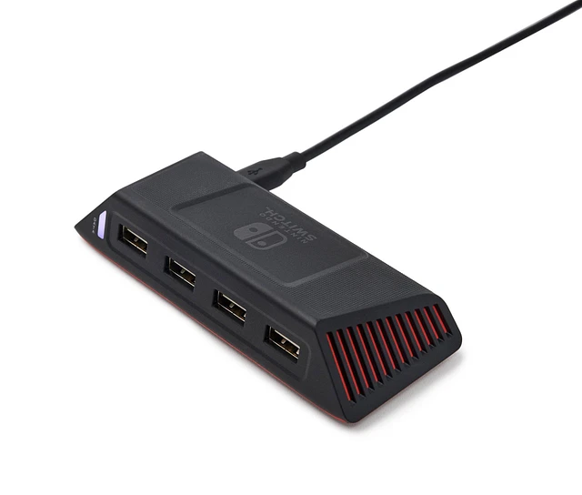 PowerA Hi-Speed 4-Port USB Hub for Nintendo Switch at Foxvalley