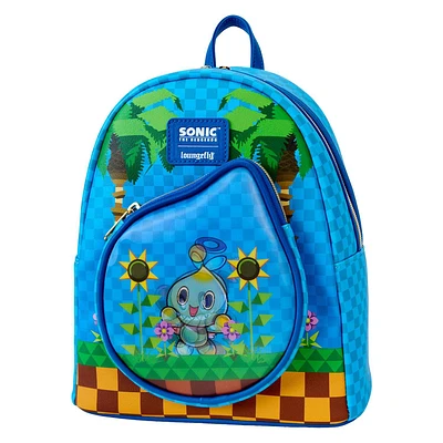 Loungefly Sonic the Hedgehog Chaos Garden Lenticular Mini Backpack