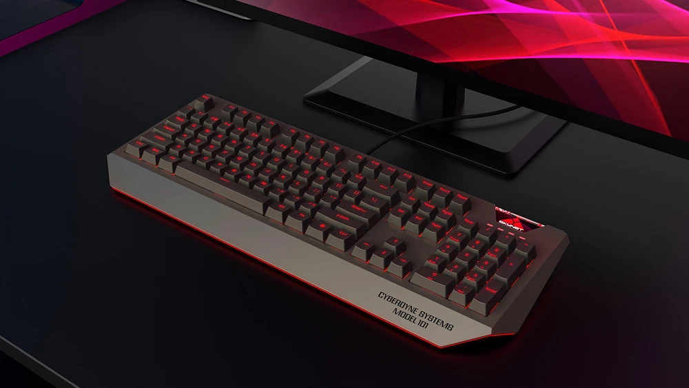 GameStop Terminator 40th Anniversary SKYNET LED Keyboard GameStop