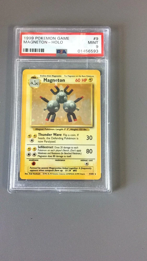 1st hotsell Edition Holo Magneton PSA 9 1999 PSA