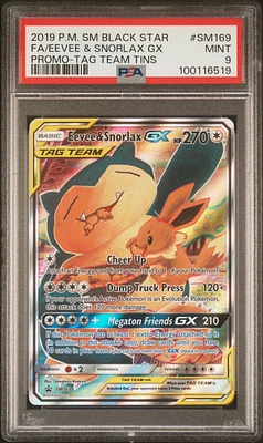 2018 Pokemon Japanese SM Promo Tag Bolt #297 FA Eevee