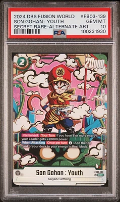 ドラゴンボールカード 2024 DBS SON GOKU GT SECRET RARE Son Goku GT Secret Rare #FB03-140 DBS Fusion World Raging