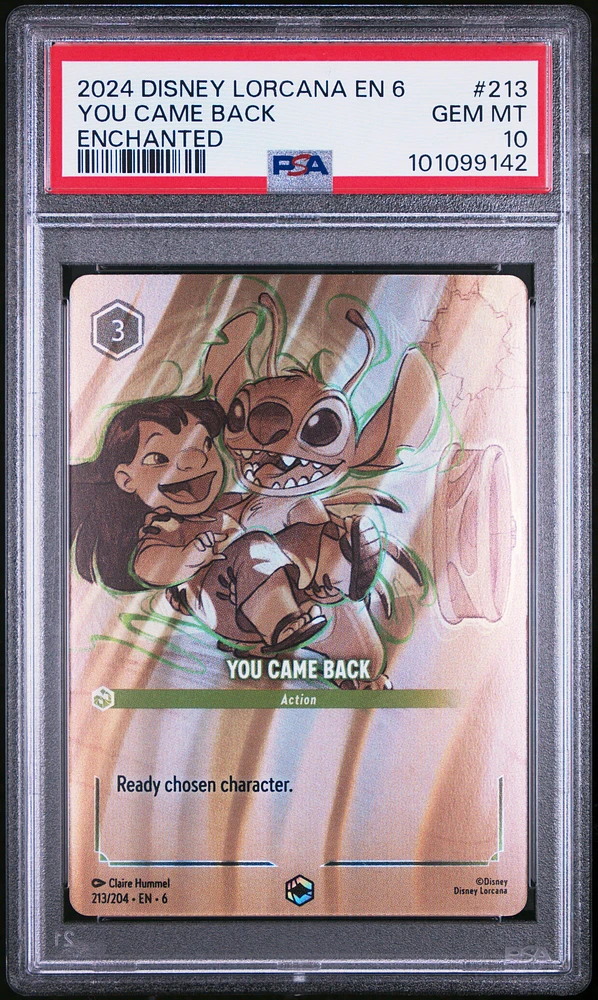 スティッチ　エンチャンテッド　PSA10 Auction Prices Realized Tcg Cards 2023 DISNEY LORCANA EN 1