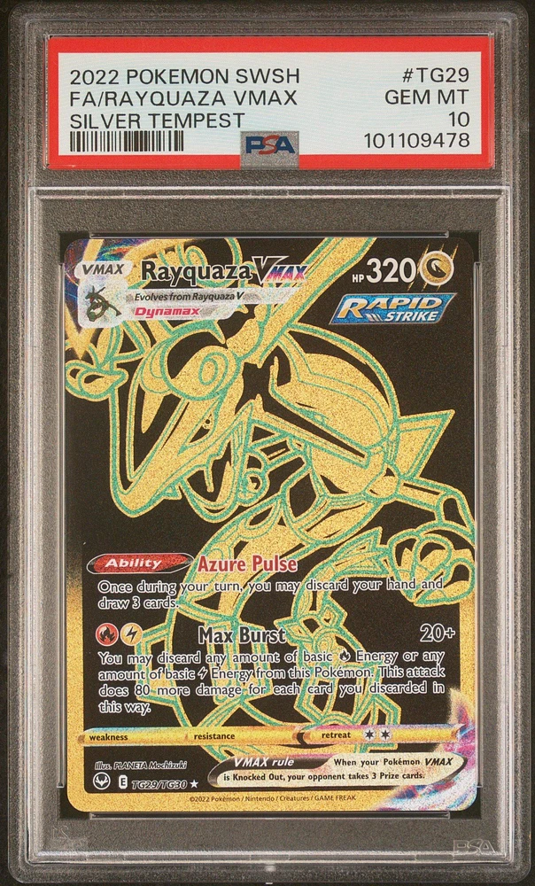 PSA10 ゼニガメ AR② 2019 Japanese Pokemon Greninja & Zoroark GX Tag Team Stars
