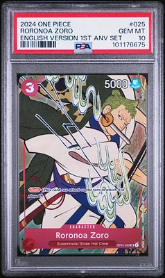 2023 ONE PIECE ロロノア・ゾロ PSA10 2023 Roronoa Zoro PSA 10 Alternate Art - カルドバ