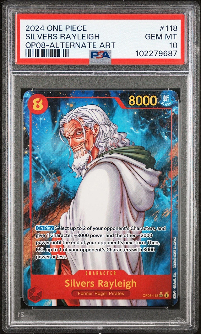 2024 ONE PIECE シルバーズ・レイリー MANGA ALTERNAT 2024 ONE PIECE TWO LEGENDS OP08 MANGA ALT ART SILVERS