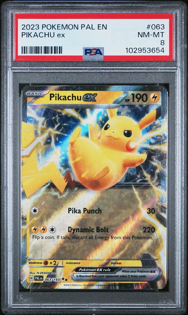 GameStop 2023 Pokemon Pal En-paldea Evolved 063 Pikachu Ex