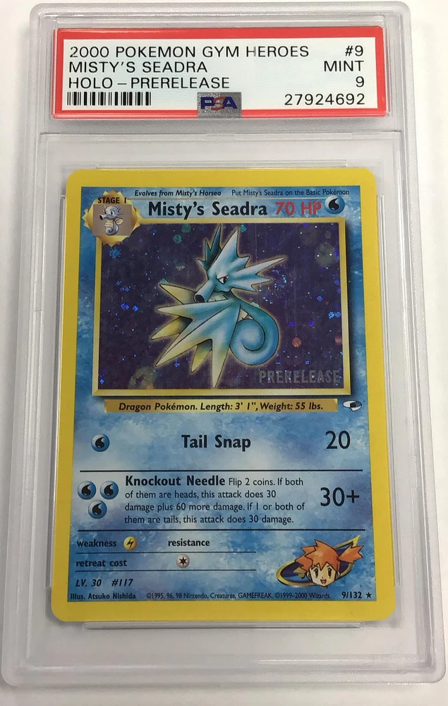 Pokemon Misty's Seadra 1st popular Edition