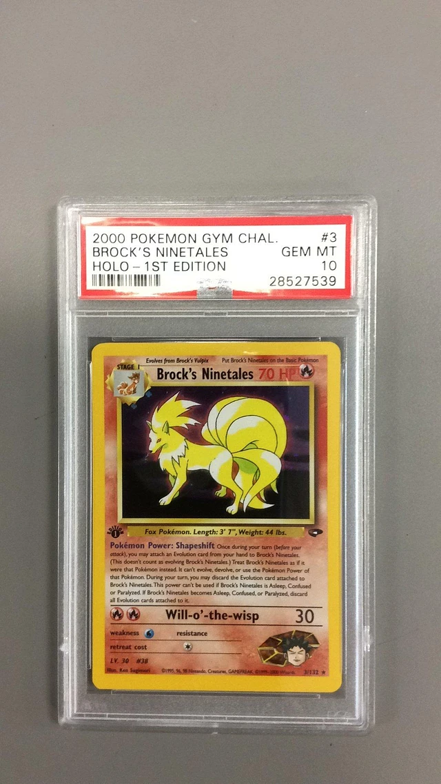 Pokemon Ninetales GRADE buy PSA 9