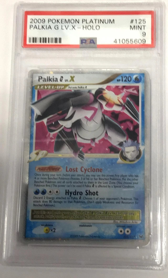GameStop 2009 Pokemon Platinum 125 Palkia G Lv.x-holo PSA at
