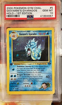 PSA MINT 9 2000 deals Pokemon Gym Challenge 18 Giovanni-Holo