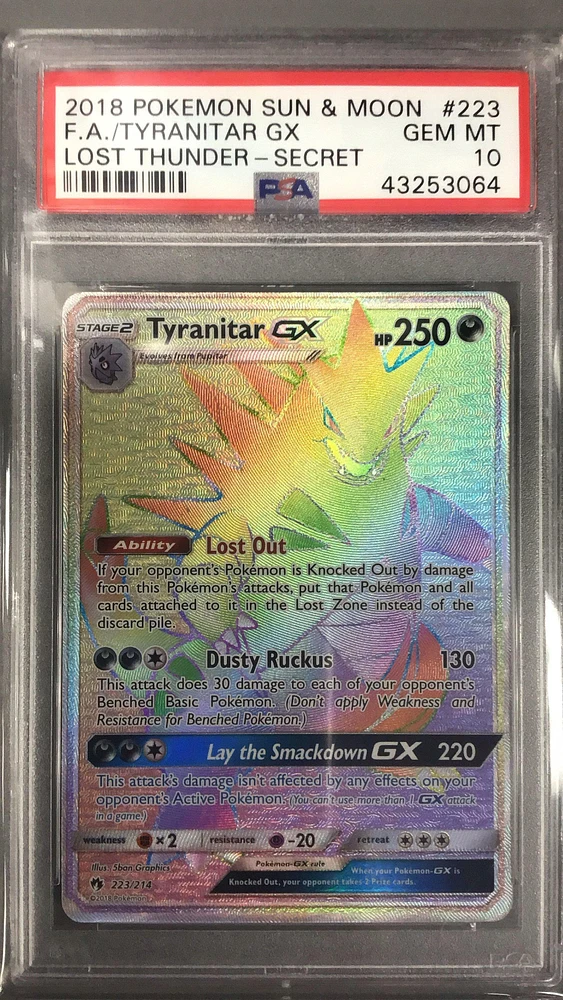 Tyranitar - PSA 10 GEM MINT - Pokémon Sun & Moon orders / Team Up