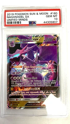 2019 Pokemon Sun & Moon Hidden Fates Shiny Espeon GX #SV60
