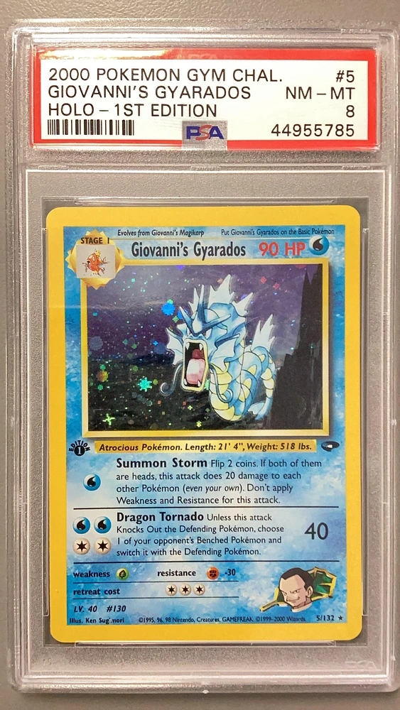 2000 Pokemon Gym Challenge 2024 Mistys Gyarados PSA 9