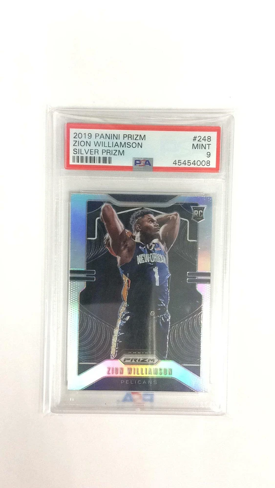 PSA shops 9 2019 Zion Williamson Silver Prizm