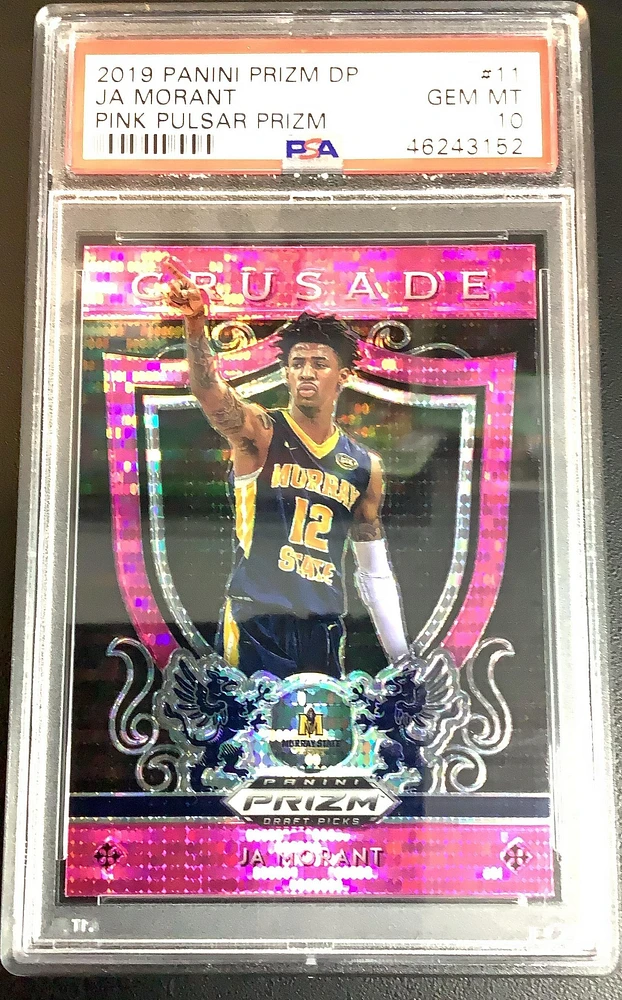 2019 PANINI PRIZM DP JA MORANT PINK PULSAR PRIZM sale PSA 10