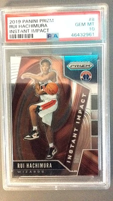 2019-20 Panini Obsidian Rui Hachimura #189 PSA 10 GEM MT