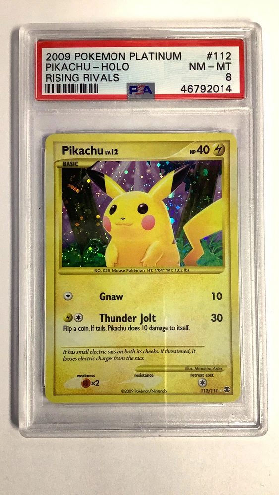 GameStop 2009 Pokemon Platinum Rising Rivals 112 Pikachu