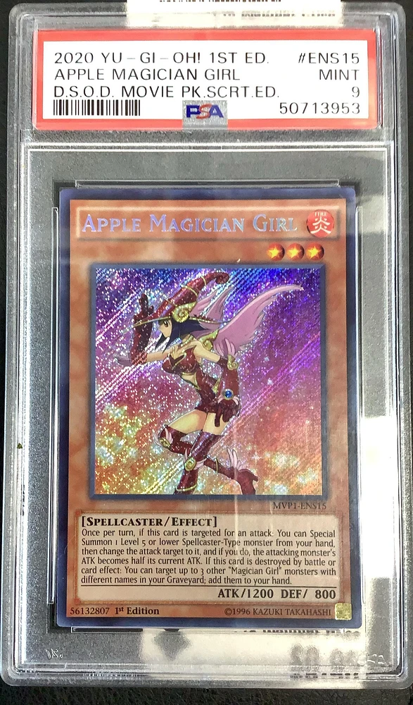 Yu-Gi-Oh PSA store 10 Dark Magician Girl DSOD Secret Rare Movie Pack