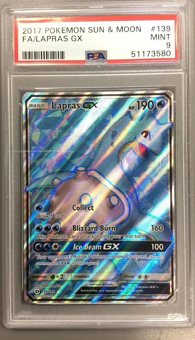 2017 store POKEMON LAPRAS GX SECRET PSA 10