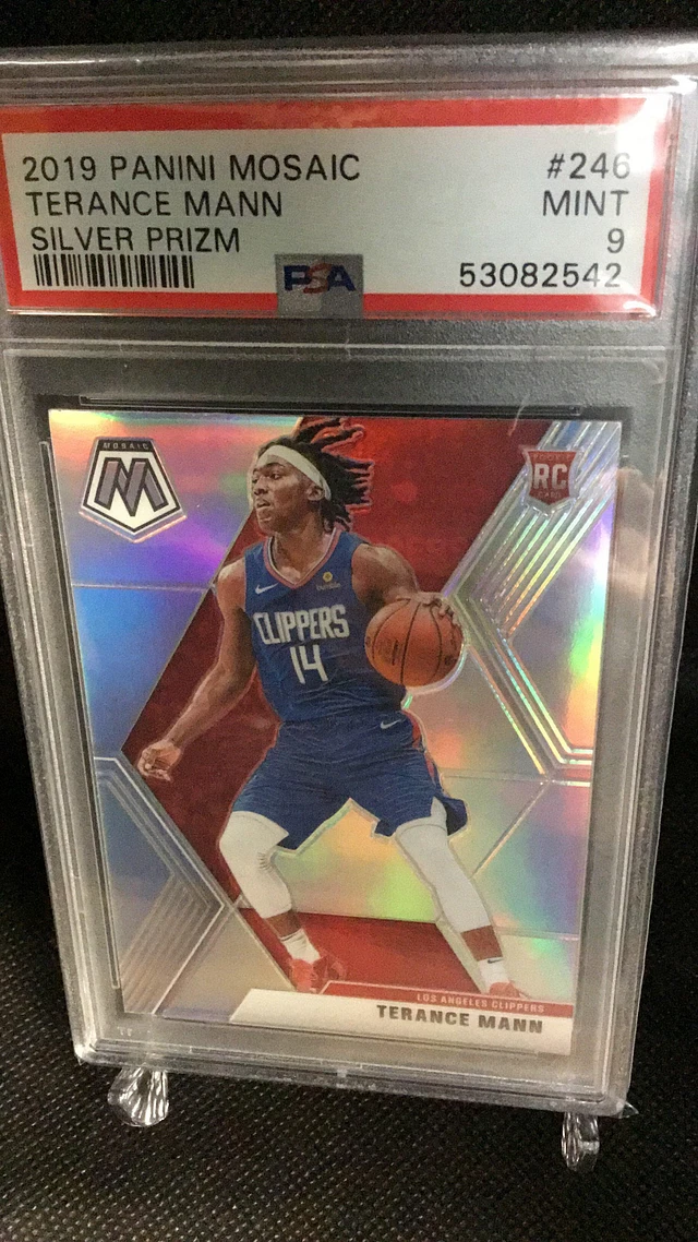 GameStop 2019 Panini Mosaic 230 Bruno Fernando Silver Prizm
