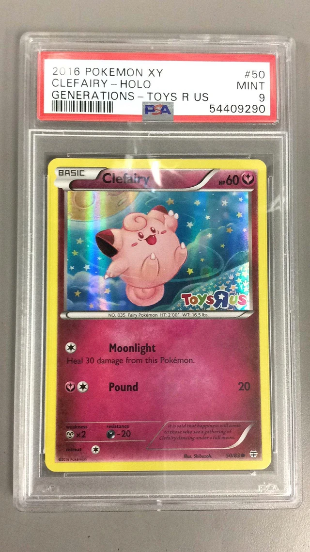 GameStop 2016 Pokemon Xy Generations 50 Clefairy-holo Toys R