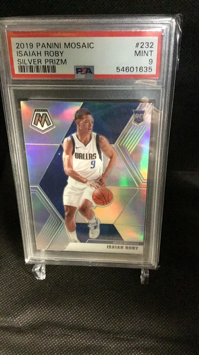 GameStop 2019 Panini Mosaic Kendrick Nunn Silver Prizm PSA 9